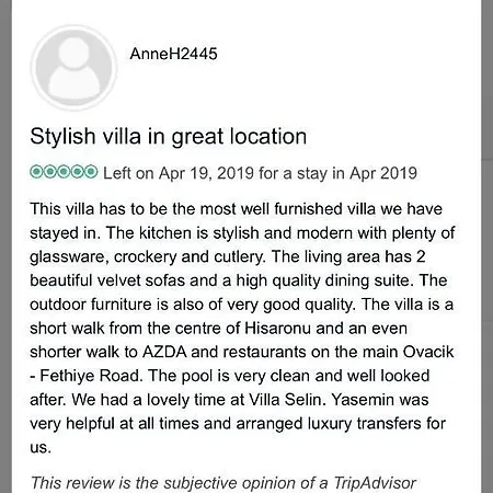 Selin Villa Ovacik (Fethiye)